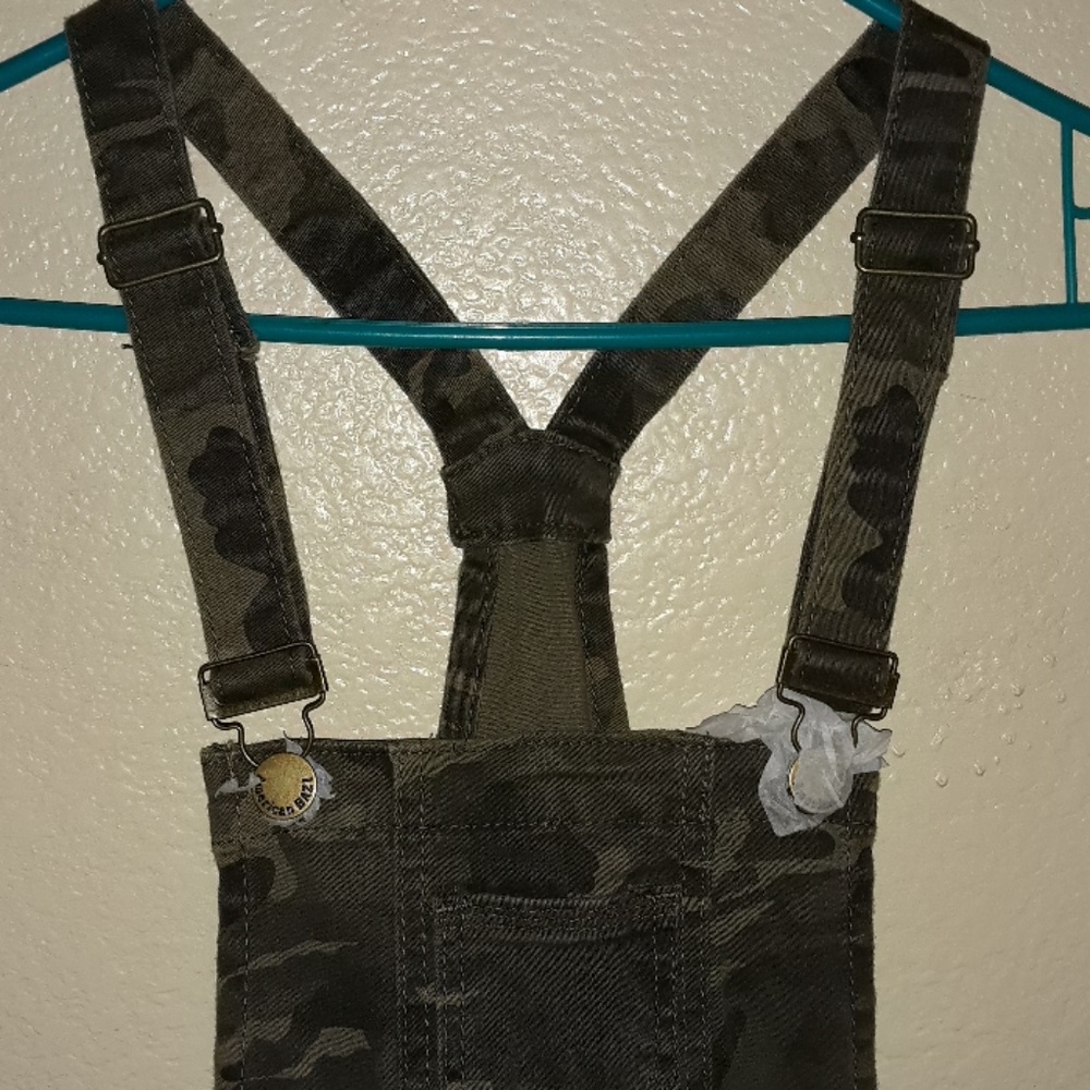 Camo Short overalls